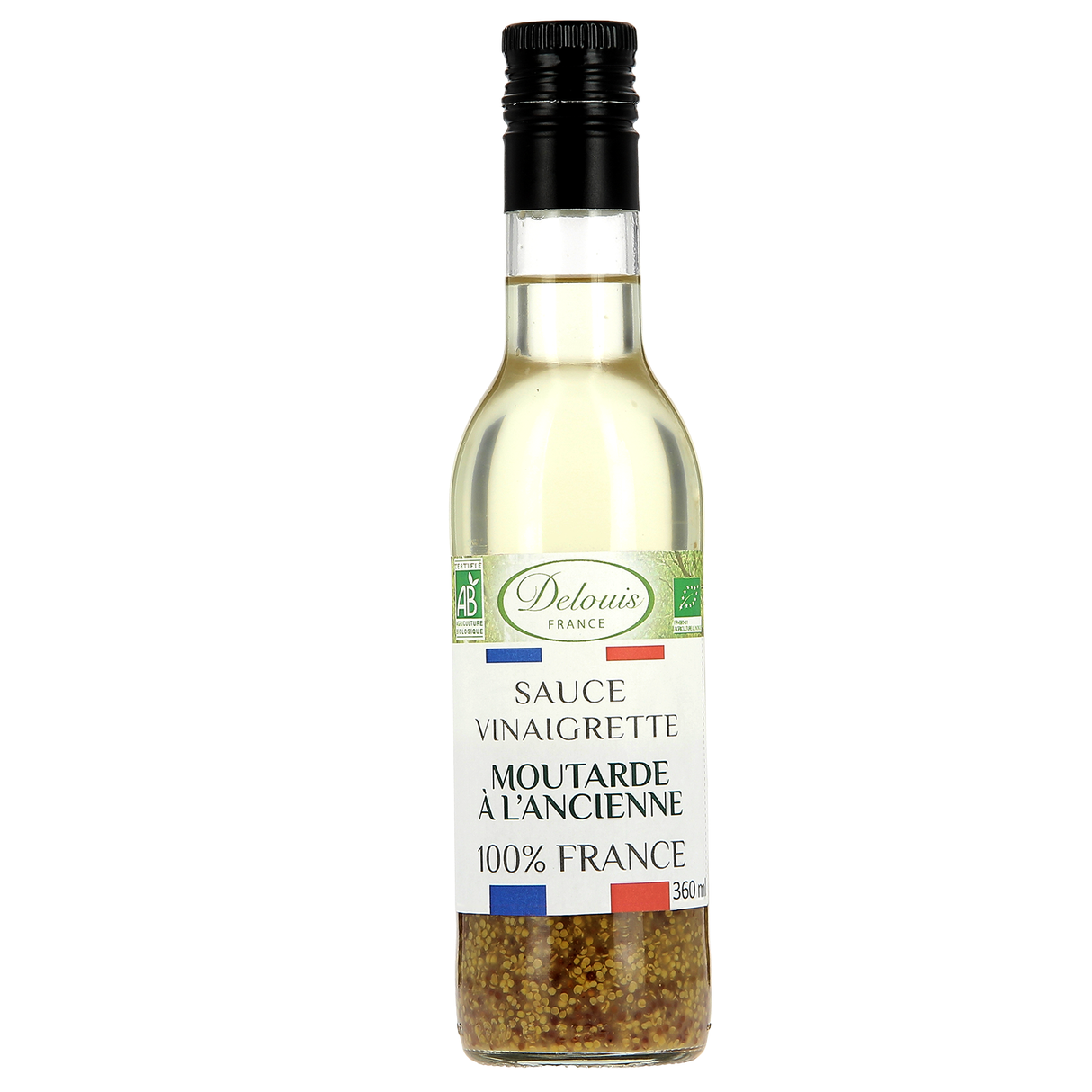 Sauce vinaigrette à la moutarde à l'ancienne 360 ml