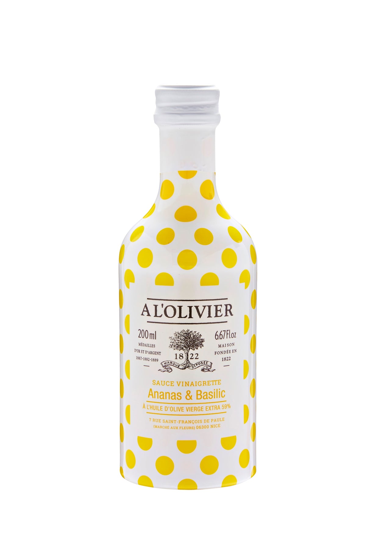 Vinaigrette Ananas & Basilic 200 ml