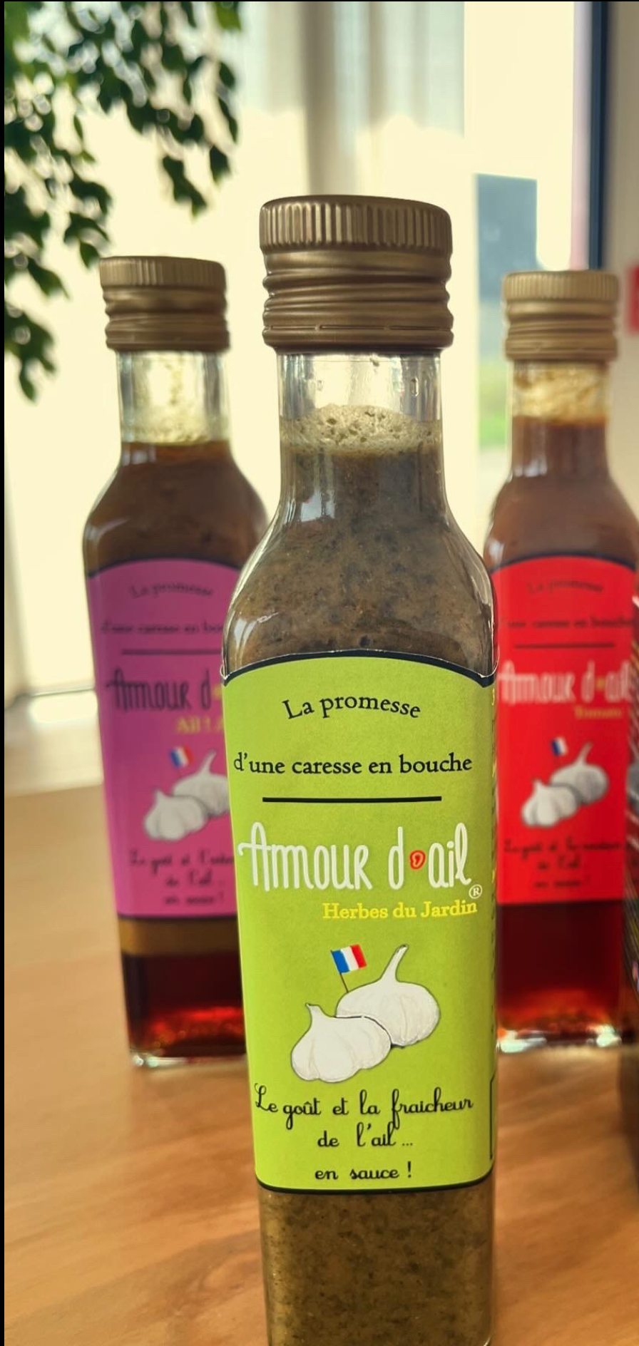 Vinaigrette Amour d'ail Herbes du Jardin 250 ml